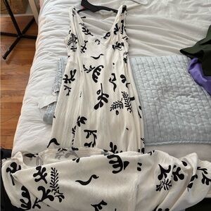 Paper Heart Black and White Dress